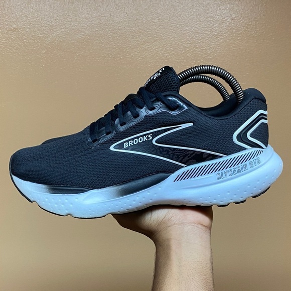 Brooks Glycerin GTS 21 Men’s Running Sneakers “Black White” Size 10 Wide main image 10